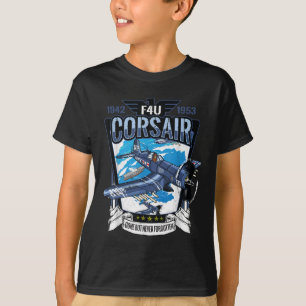 2. Weltkrieg Militärflugzeuge Wwii F4u Cor T-Shirt