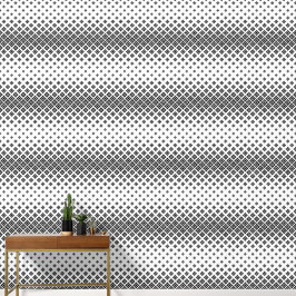 2' x 12' Concentric Halftone Texturierte Vinyl Tapete