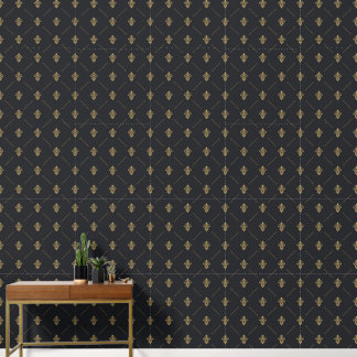 2' x 12' Nahtloses Gemustertes texturiertes Vinyl Tapete