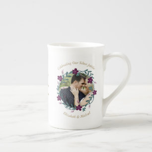 2 x Foto Hochzeitstag JEDES JAHR Name Datum Prozellantasse
