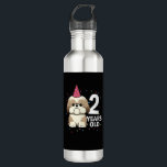 2 Years Old Birthday Shih Tzu Dog Lover Puppy 2nd  Edelstahlflasche<br><div class="desc">2 Years Old Birthday Shih Tzu Dog Lover Puppy 2nd Party</div>