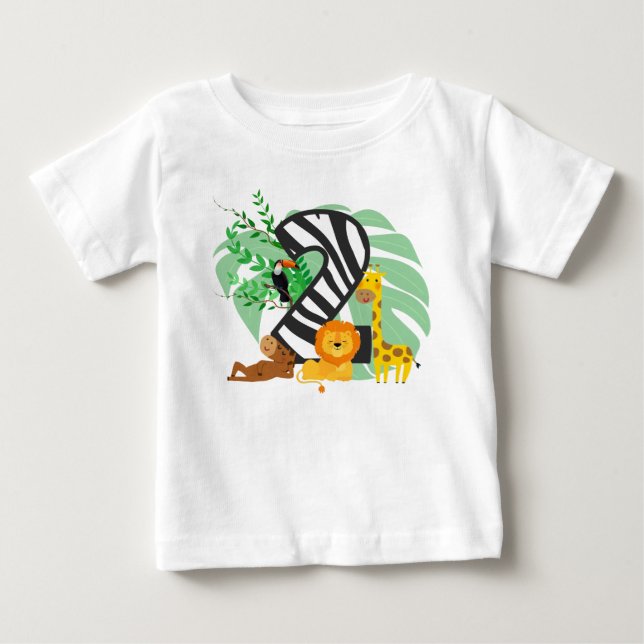 2 years old! Happy Birthday baby! Baby T-shirt (Vorderseite)