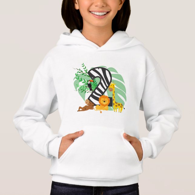 2 years old! Happy Birthday baby! Hoodie (Vorderseite)