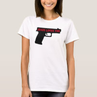 2A - JÉSUS VOUS AIME T-shirt féminin
