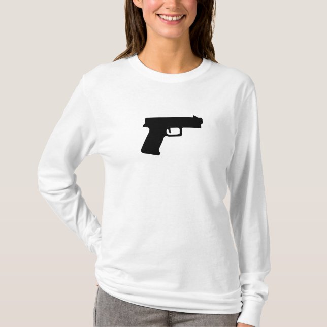 2A T - Shirt für Frauen mit langem Schlaf (Vorderseite)