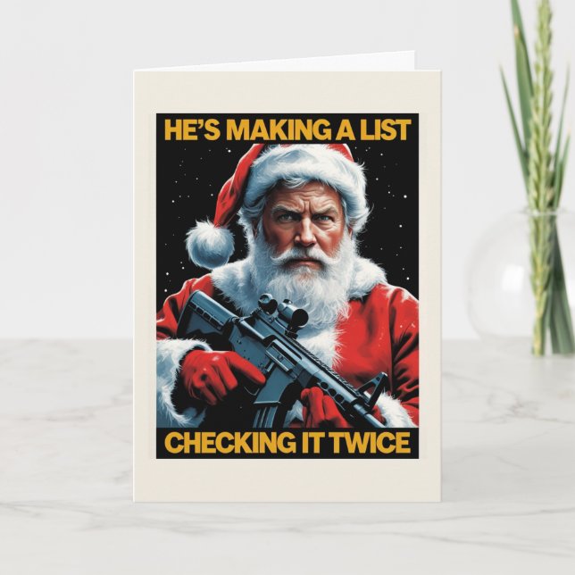 2A Weihnachtskarte von Santa | Zweite Änderung zum Karte (Vorderseite)