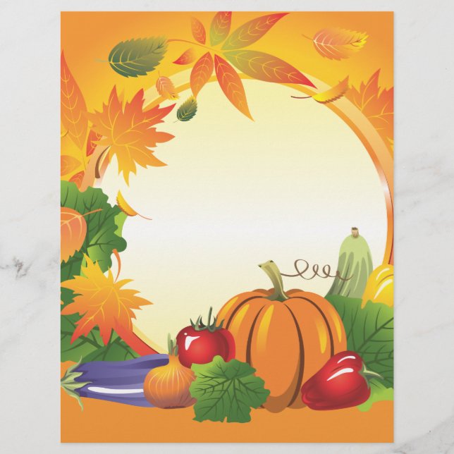 2ai, Herbst, Ernte, Kranz, farbig, Gemüse, Flyer (Vorne)