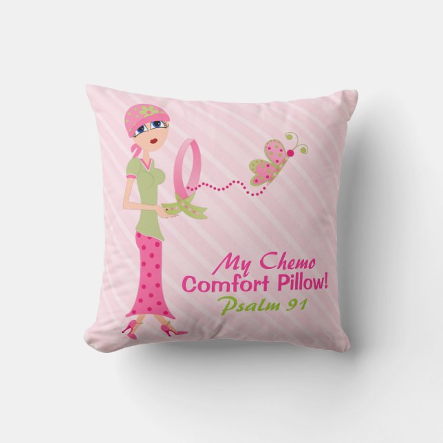 #2Chemo Comfort PillowThrow Pillow 20" x 20" Kissen (Vorderseite)