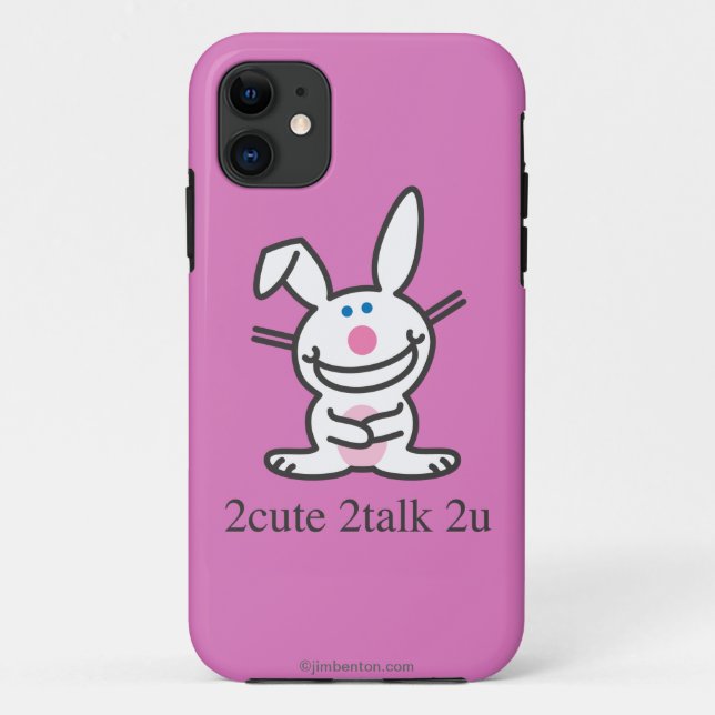 2cute 2talk 2u Case-Mate iPhone hülle (Rückseite)