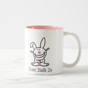 2cute 2talk 2u zweifarbige tasse