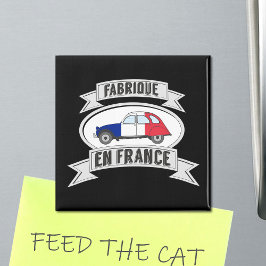 2CV Französisches Abzeichen, hergestellt in Frankr Magnet