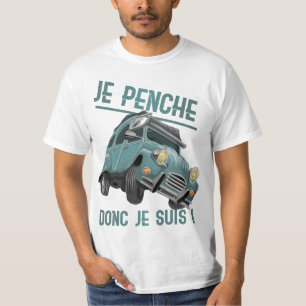 2CV geneigt T-Shirt