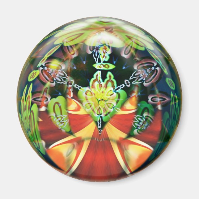 2d3D Psychedelic Magnet (Vorne)
