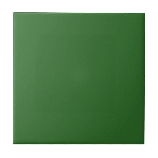 #2D6B28 Solid Color Tile Fliese (Vorderseite)