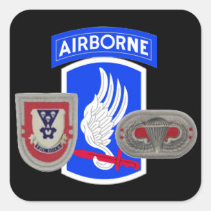 2D AUTOCOLLANTS AÉROPORTÉS d'INFANTERIE du