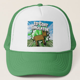 2D Goat Sim Hat Truckerkappe