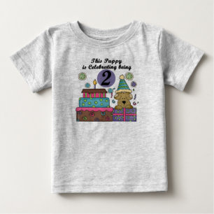 2e anniversaire Puppy Tshirts et cadeaux