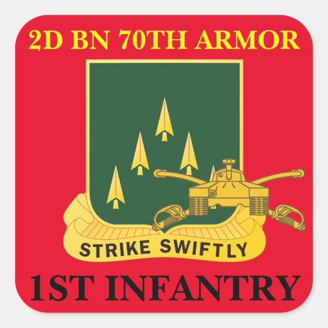 2E BATAILLE 70E ARMÉE 1ER STICKERS D'INFANTERIE (Devant)