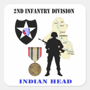 2e division d'infanterie Stickers de vétérans de g