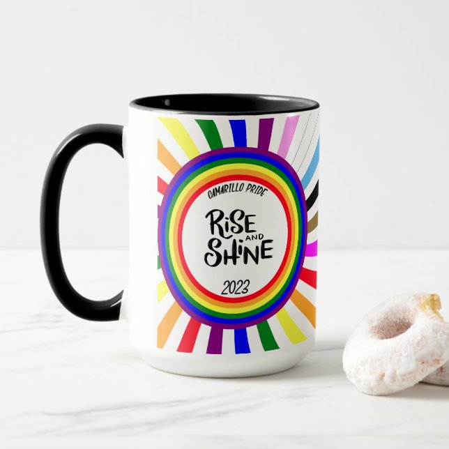 2e Mug à thème annuel de la Fierté Camarillo pour  (Avec donut)