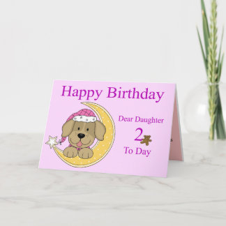 2ème Carte d'anniversaire pour une fille