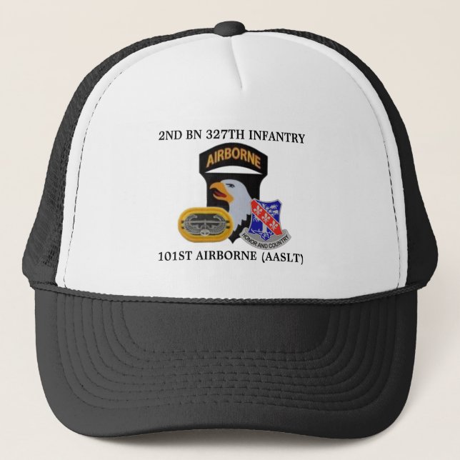 2ème CASQUETTE AÉROPORTÉ de 327TH INFANTERIE de (Devant)