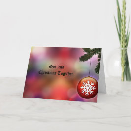 2ème De Noël carte de Noël ensemble