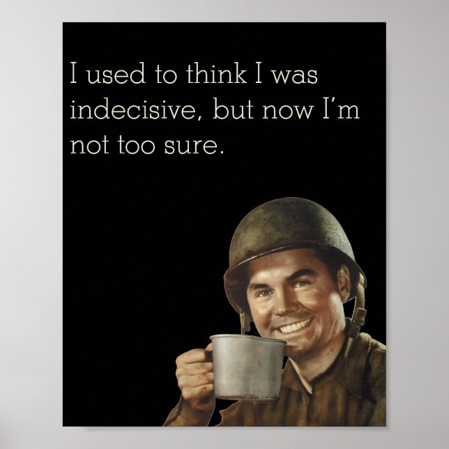 2ÈME GUERRE MONDIALE Army Guy Fab Drôle Poster de  (Devant)