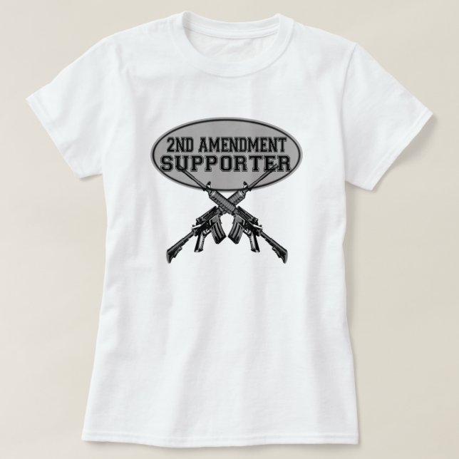 2ème T-shirt de défenseur d'amendement (Design devant)