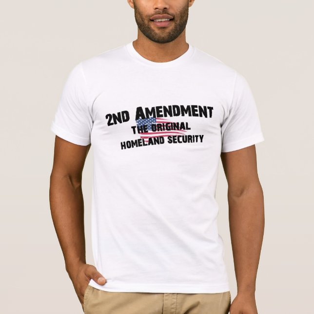 2ème T-shirt original de sécurité de patrie (Devant)