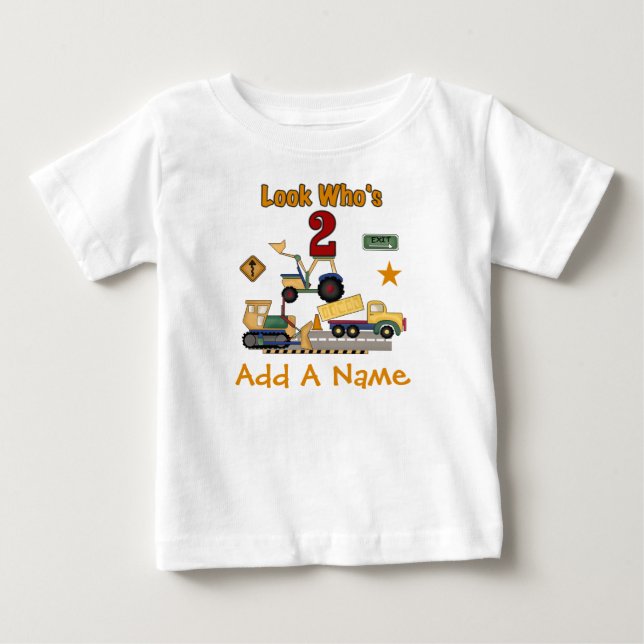 2ème T-shirt personnalisé d'anniversaire de (Devant)