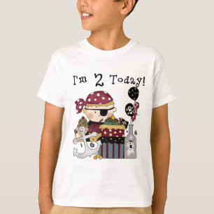 2ème T-shirts et cadeaux de pirate d'anniversaire