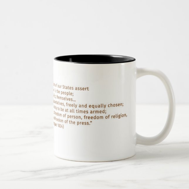 2ème Tasse de père fondateur de Thomas Jefferson (Droit)