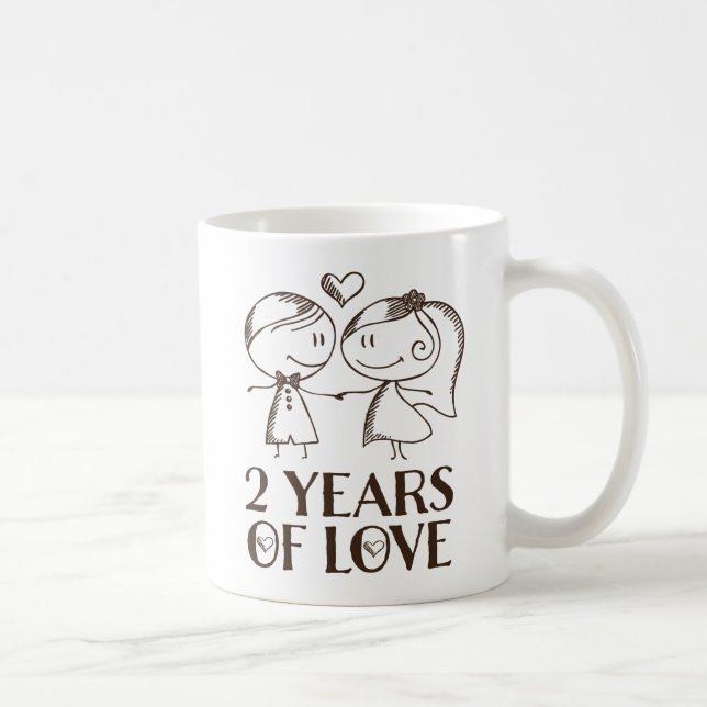 2ème Tasse tirée par la main de Valentine de (Droite)