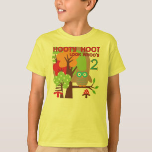 2èmes T-shirts et cadeaux d'anniversaire de hibou