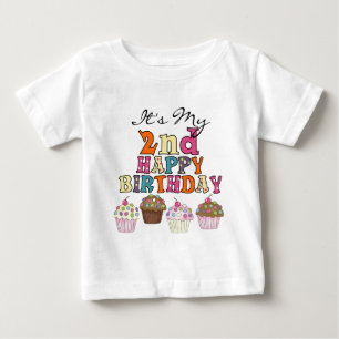 2èmes T-shirts et cadeaux d'anniversaire de jolis