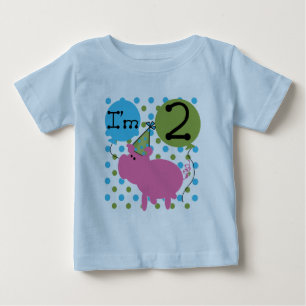 2èmes T-shirts et cadeaux d'anniversaire de porc