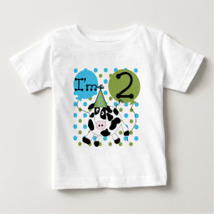 2èmes T-shirts et cadeaux d'anniversaire de vache
