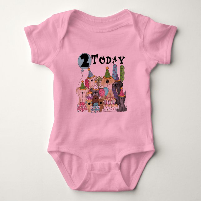 2èmes T-shirts et cadeaux de coup d'anniversaire (Devant)