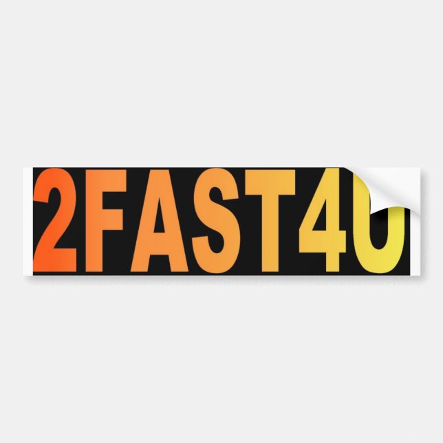 2FAST4U AUTOAUFKLEBER (Vorne)