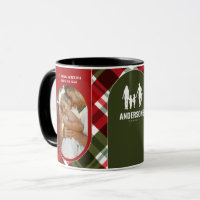 2Foto Kariert Red Green Clan Stewart Tartan Custom
