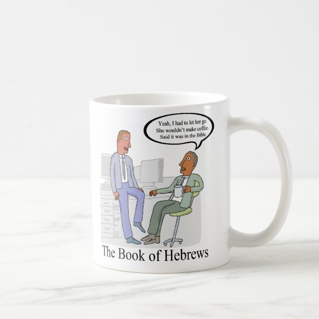 2guysofficeHEBREWS Kaffeetasse (Rechts)