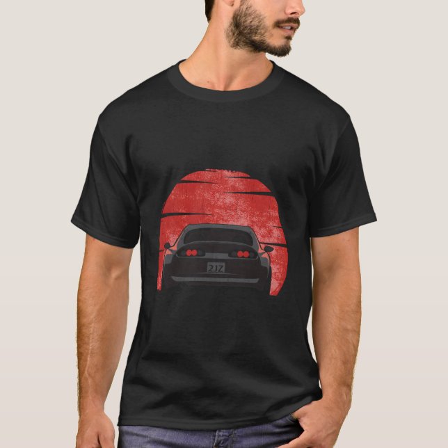 2Jz Black Supra T-Shirt (Vorderseite)