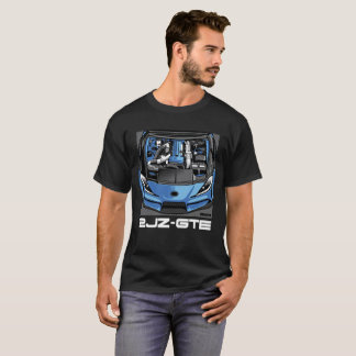  2JZ-GTE Supra Car Motor Illustration T-Shirt