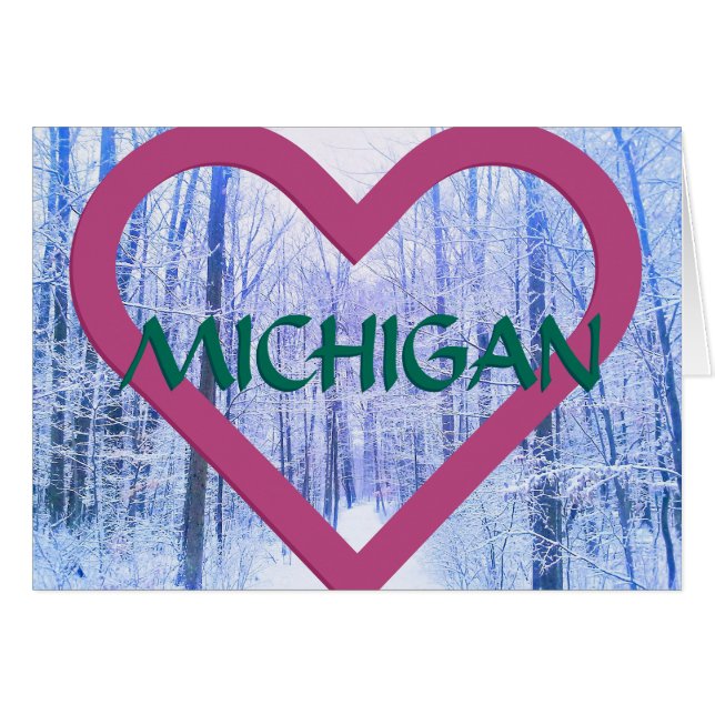 2MICHIGAN HERZWINTERWOODS (Vorderseite (Horizontal))