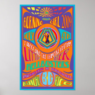 2nd Annual Burning Girl 2009 Poster