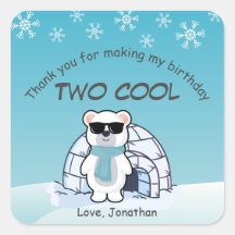 2nd Birthday Boy Two Cool Polar Bear Iglo  