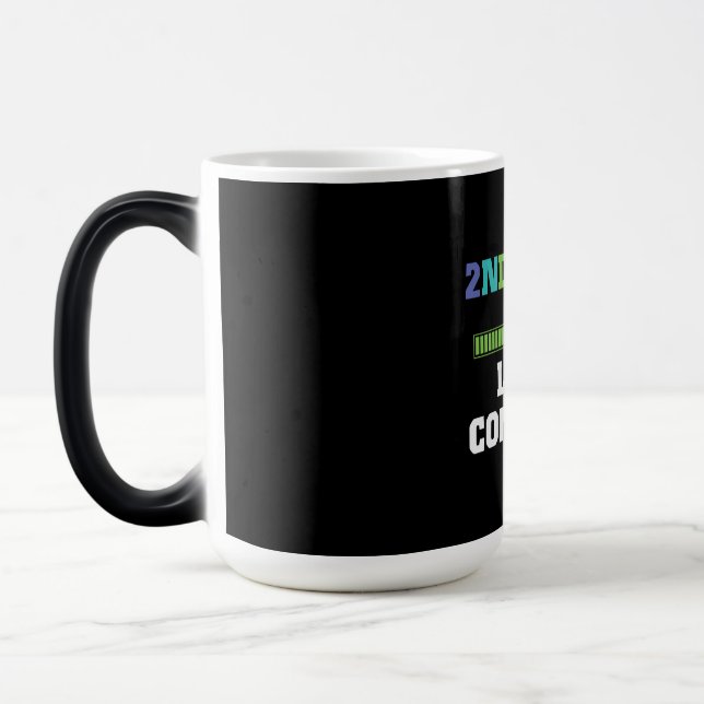 2ND Grad Level Complete Video Gamer Graduate Gift Verwandlungstasse (Links)