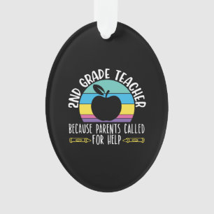 2nd Grad Teacher Shirts I Love My Second Graders Ornament