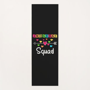 2nd Grad Teacher Shirts School Team Zweiter Grad Yogamatte